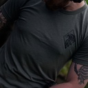 No Choice Tee in Heather Mil Olive, Vorderseite